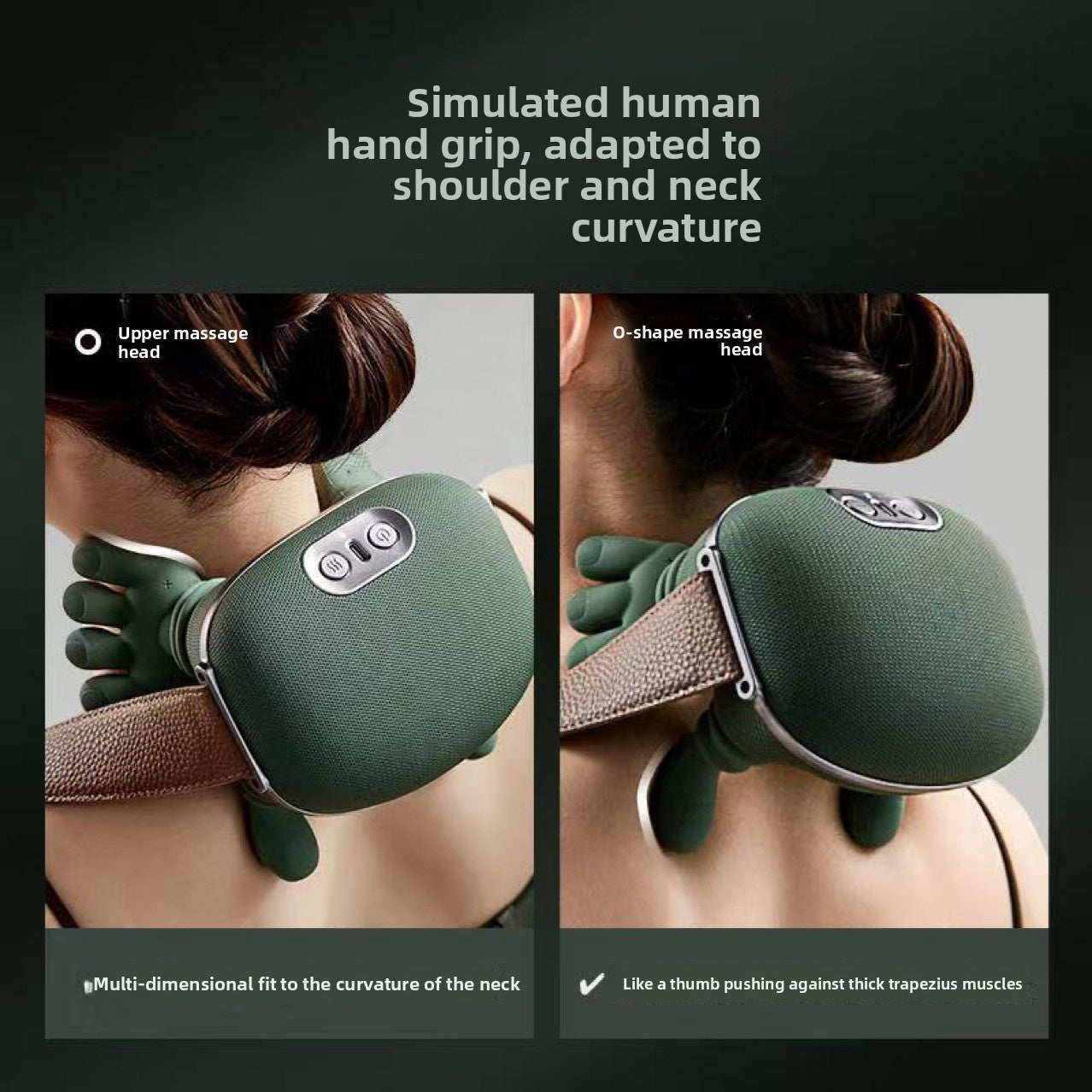 VibraTech Pro™ Neck and Shoulder Massager with Deep Tissue Kneading™